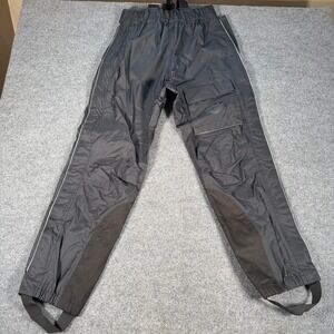 Harley-Davidson Mens Black Waterproof Rain Pants Suspenders SM 91539-02VM #4417